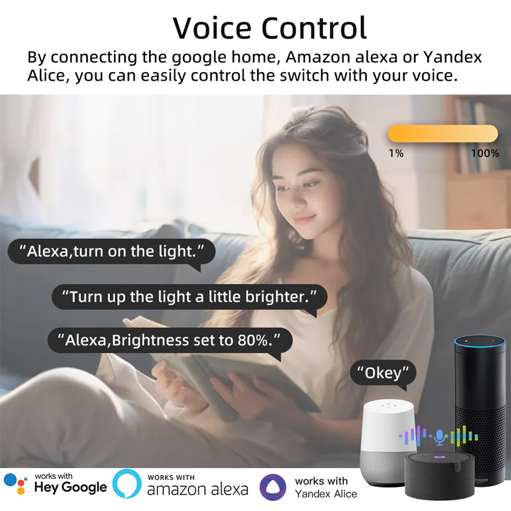 Wifi Led Dimmer - สวิตช์หรี่ไฟแบบตั้งเวลา A14M Tuya WiFi สำหรับไดรเวอร์ไฟตู้ LED