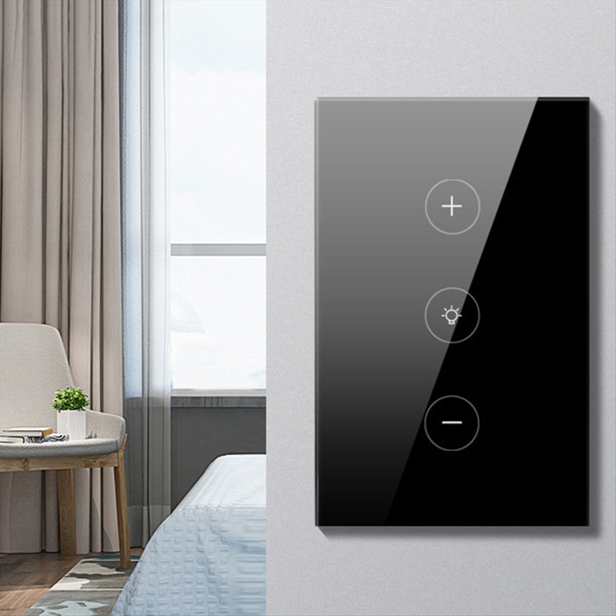 Wifi Led Dimmer - สวิตช์หรี่ไฟ LED อัจฉริยะ AT42 มาตรฐานอเมริกา แบบไร้สาย