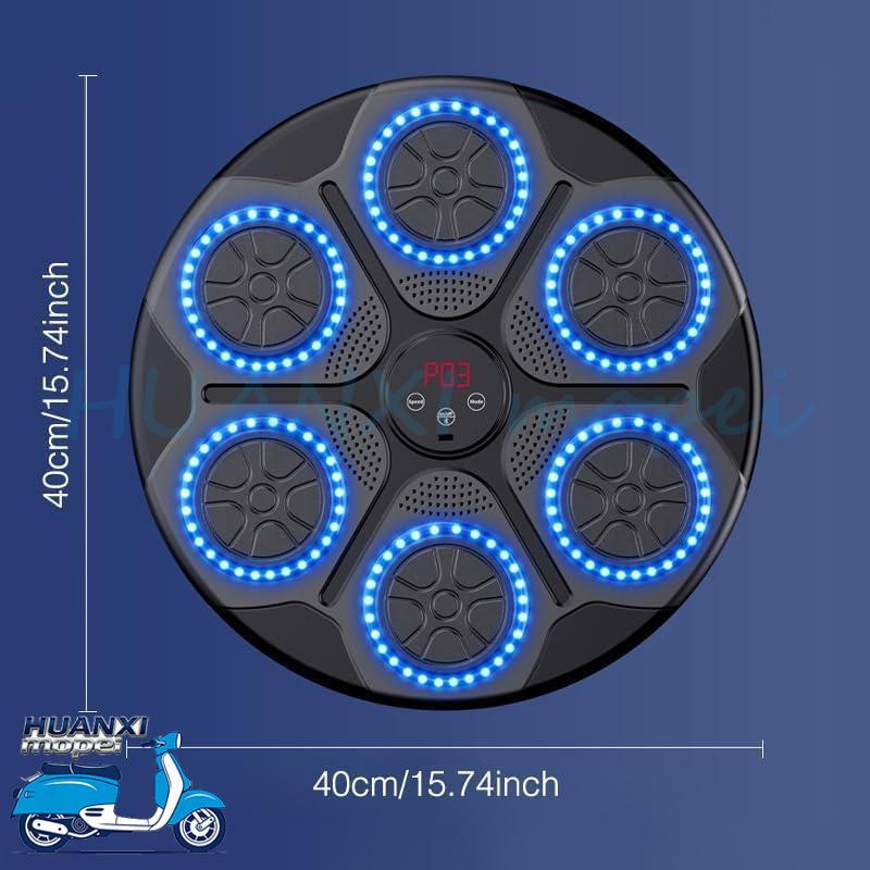 Smart Home Room - เครื่องชกมวยอัจฉริยะรุ่นอัปเกรดสำหรับผู้ใหญ่และเด็ก พร้อมจอ LED และบลูทูธอัจฉริยะ ติดผนังได้ ใช้ได้ที่บ้าน