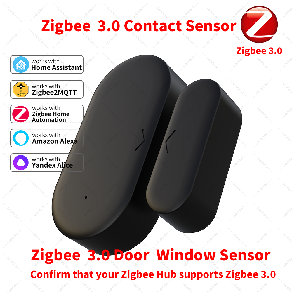 Smart Home Yandex - เซ็นเซอร์ประตูหน้าต่าง Zigbee 3.0 ทำงานร่วมกับ Yandex Alexa