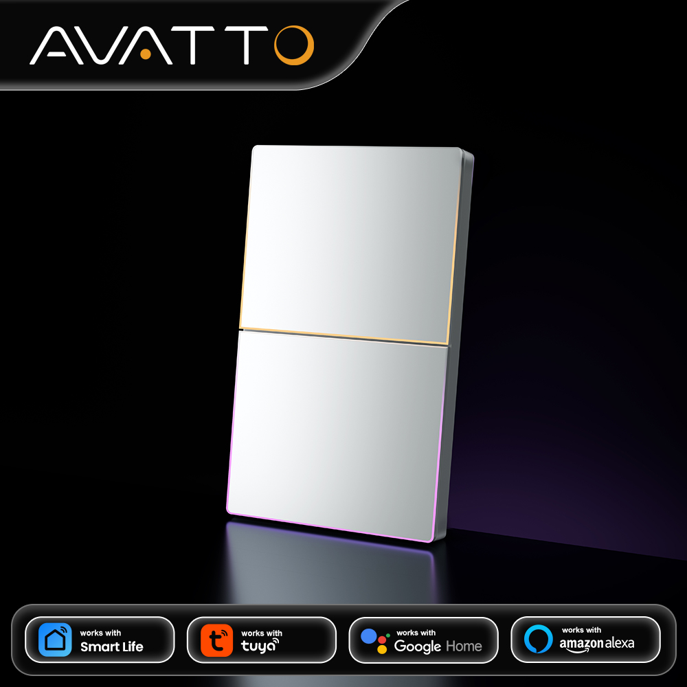 Smart Home Google - สวิตช์ไฟอัจฉริยะ WiFi แบบ 1/2/3/4 ช่อง AVATTO,