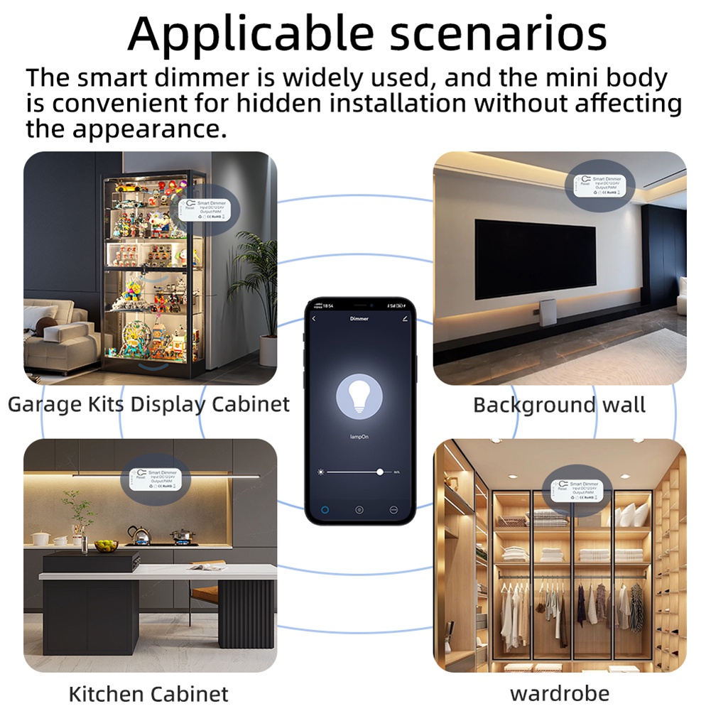สวิตช์หรี่ไฟแบบตั้งเวลา A14M T - Wifi Led Dimmer บทวิจารณ์และราคา