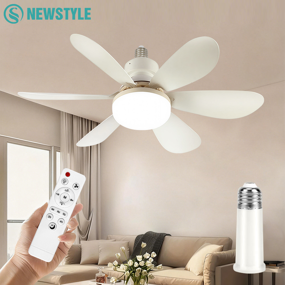 โคมไฟพัดลมเพดาน LED สำหรับบ้าน - Smart Ceiling Fan บทวิจารณ์และราคา