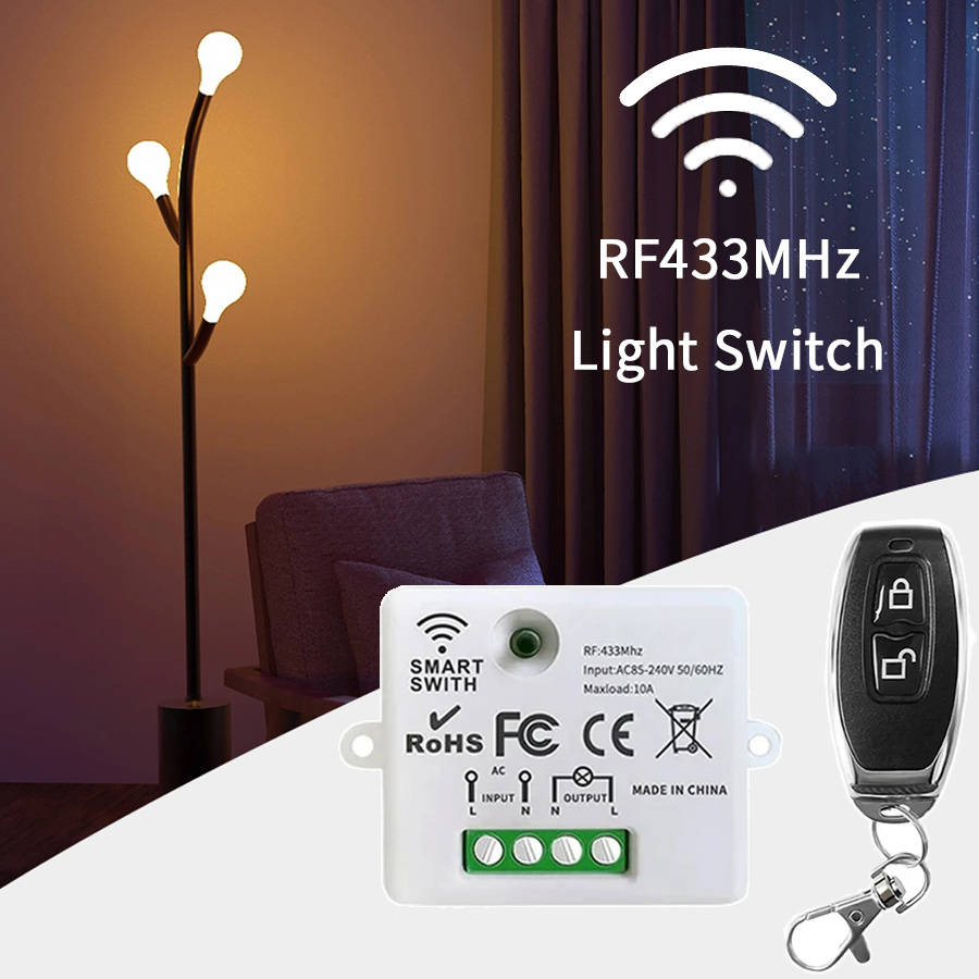 RF 433MHz รีโมทคอนโทรลไร้สายสว - Smart Home Simple บทวิจารณ์และราคา