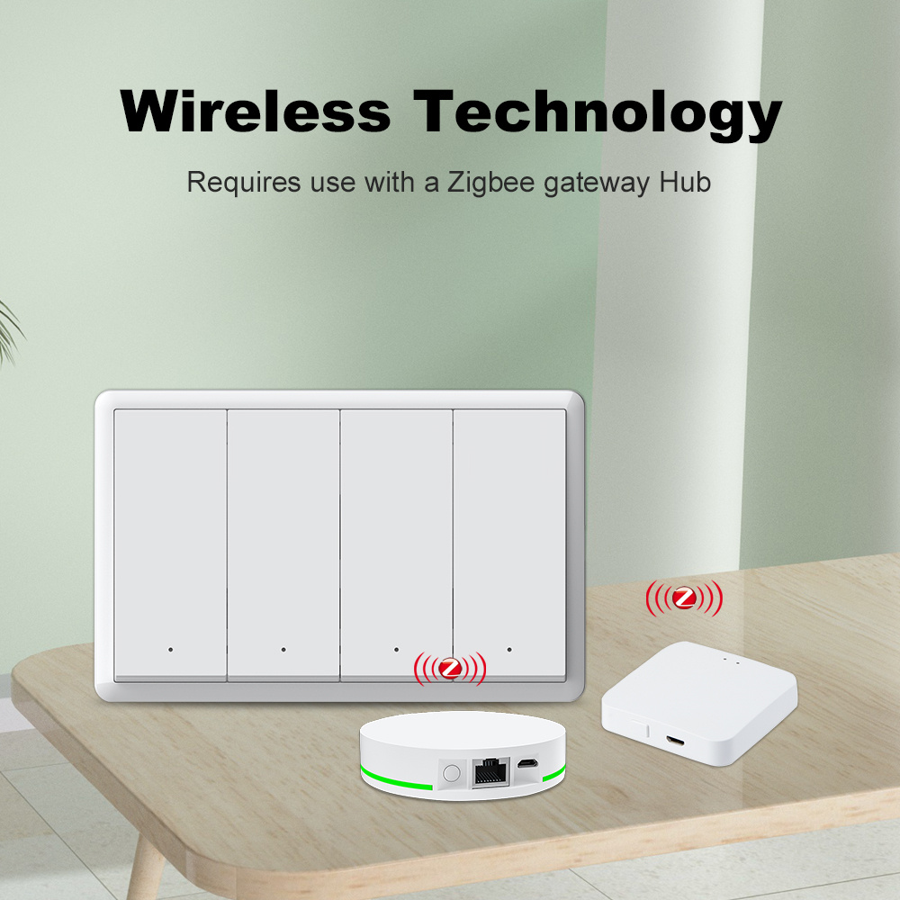 สวิตช์อัจฉริยะ Manhot Zigbee ไ - Smart Home Google บทวิจารณ์และราคา