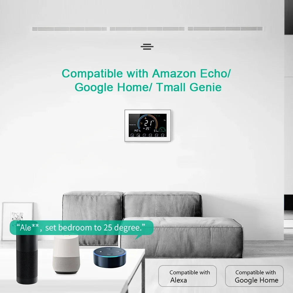เทอร์โมสตัทอัจฉริยะ TUYA แบบตั - Smart Home Package บทวิจารณ์และราคา