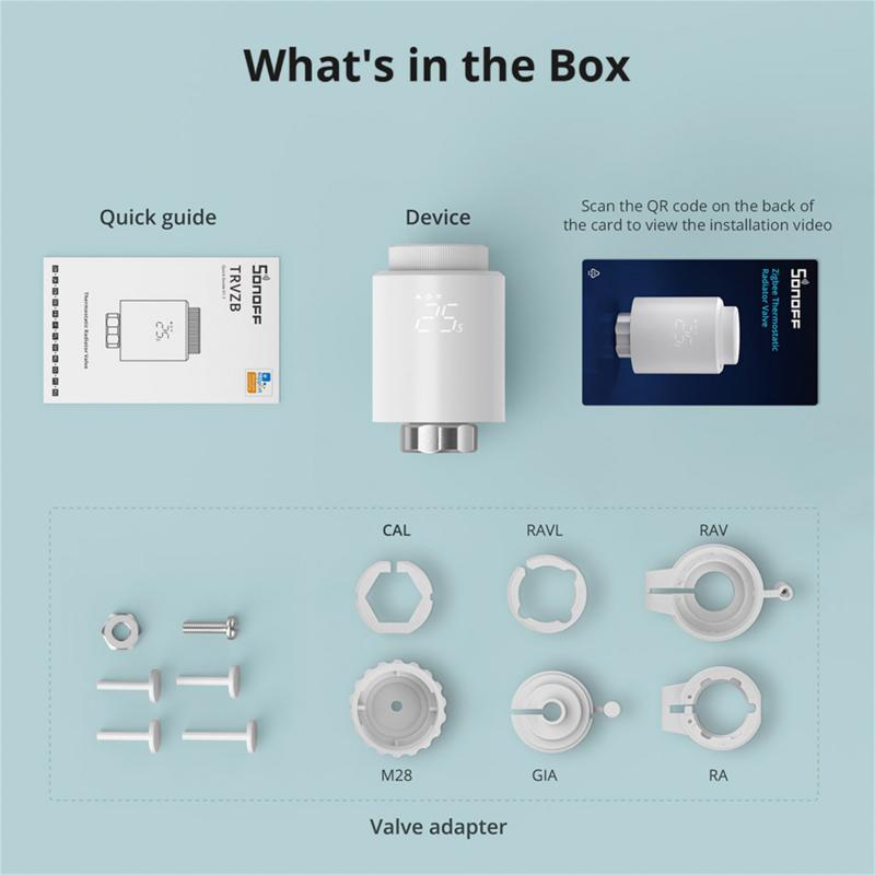 SONOFF สมาร์ท TRV Zigbee วาล์ว - Smart Home Mqtt บทวิจารณ์และราคา