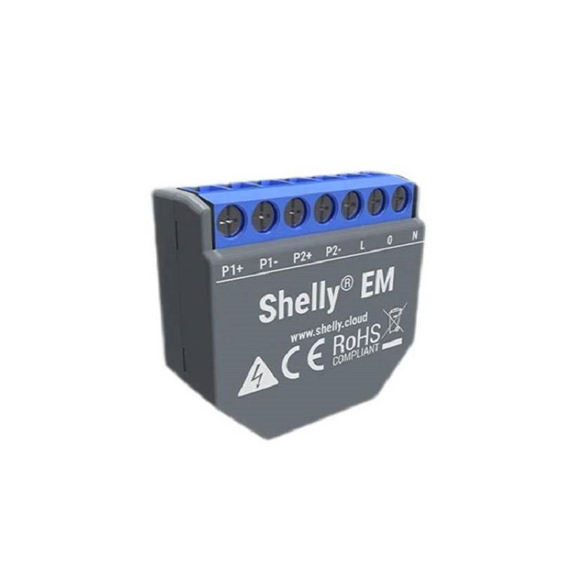 สวิตช์ควบคุมอัจฉริยะ SHELLY EM - Smart Home Google บทวิจารณ์และราคา