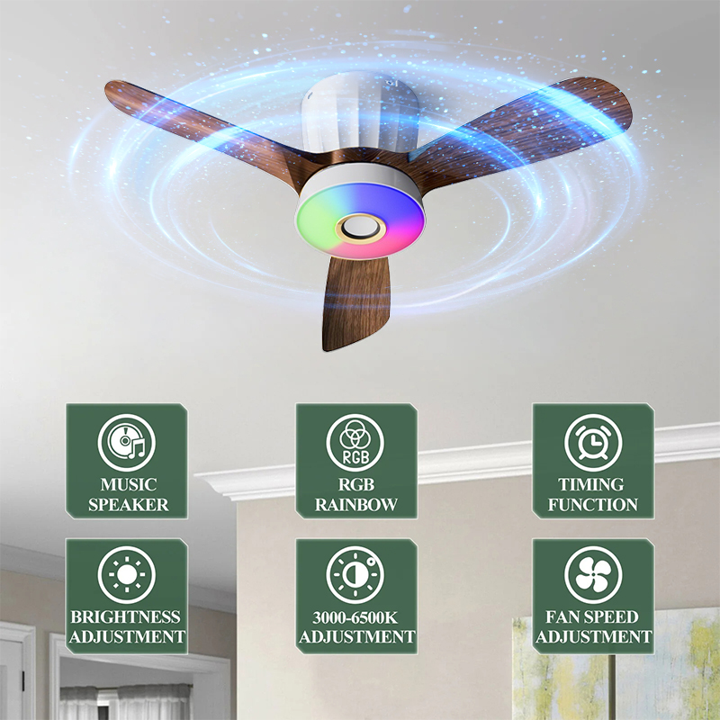 พัดลมเพดานอัจฉริยะสามใบพัด ไฟ  - Smart Ceiling Fan บทวิจารณ์และราคา