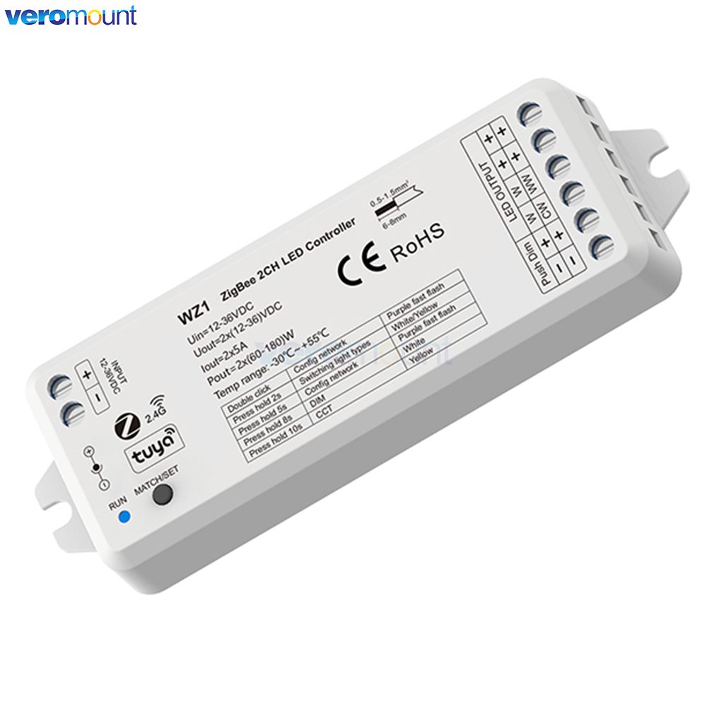 WZ1ซิกบีหรี่ LED 12V 24V DC Tu - Wifi Led Dimmer บทวิจารณ์และราคา