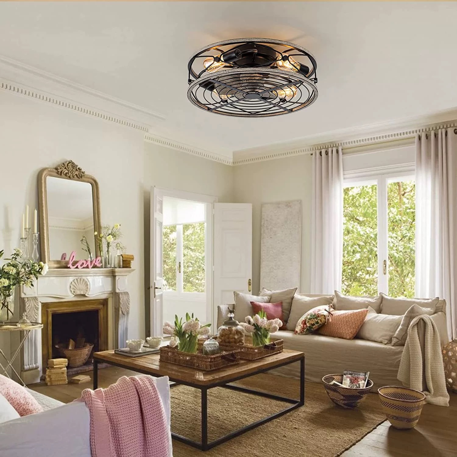 สมาร์ทเพดานพัดลมพัดลมไฟรีโมทคอ - Smart Ceiling Fan บทวิจารณ์และราคา
