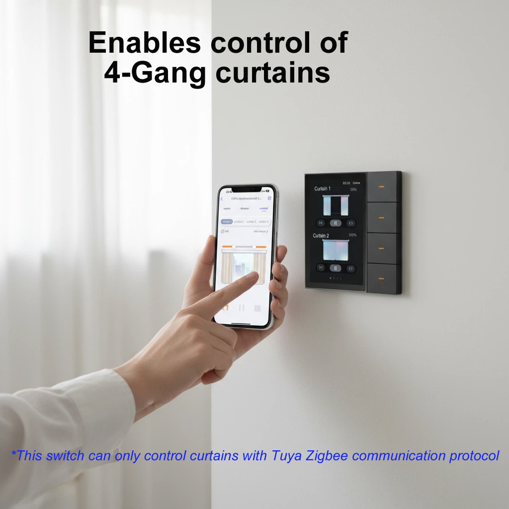 แผงควบคุมอัจฉริยะ F3-pro Tuya  - Smart Home Room บทวิจารณ์และราคา