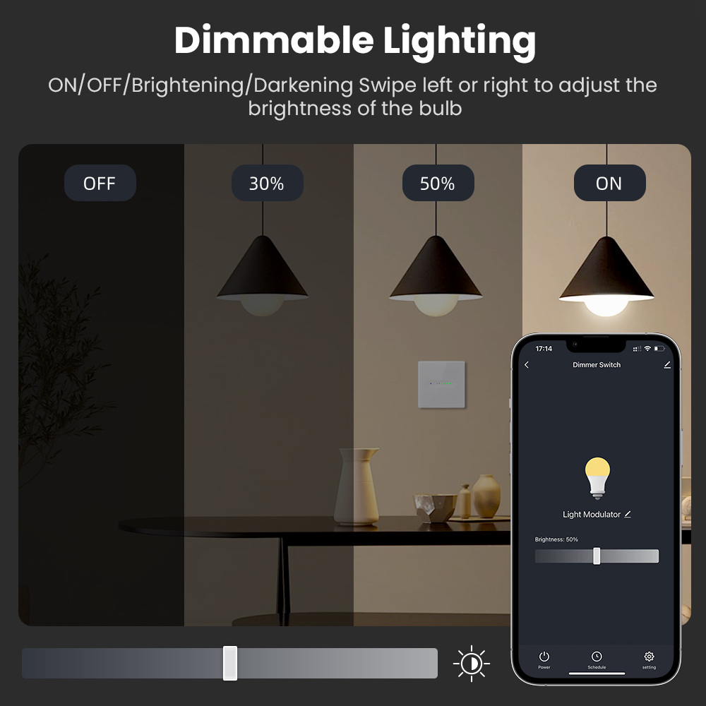 AVATTO WiFi 1/2 Gang Smart Dim - Smart Home Google บทวิจารณ์และราคา