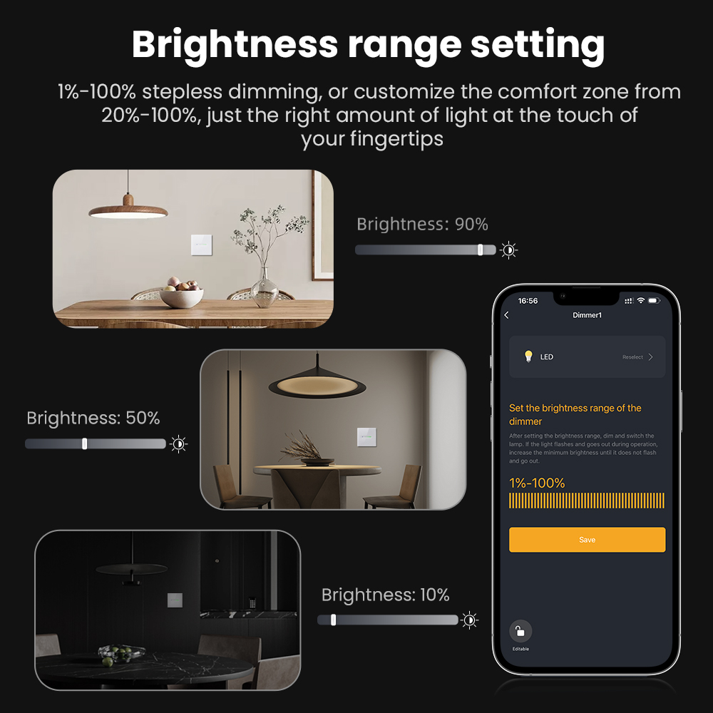 AVATTO WiFi 1/2 Gang Smart Dim - Smart Home Google บทวิจารณ์และราคา