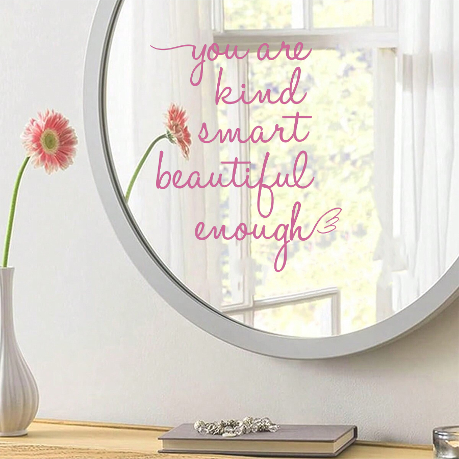 สติกเกอร์ติดกระจกคำคมสร้างแรงบ - Smart Home Quotes บทวิจารณ์และราคา