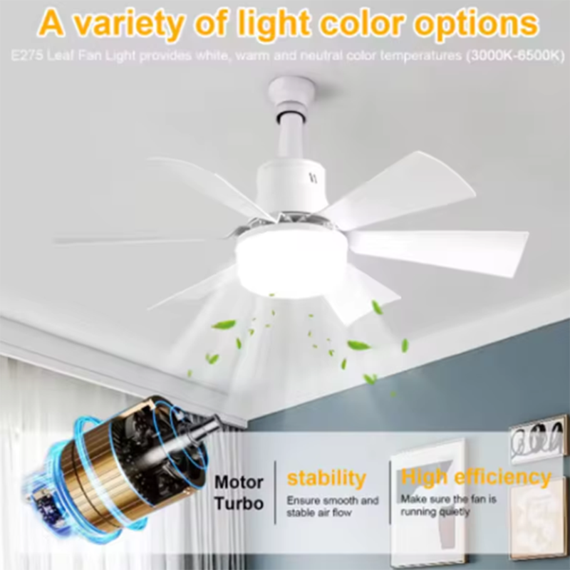 40W E27 LED ไฟพัดลมเพดานหรี่แส - Smart Ceiling Fan บทวิจารณ์และราคา