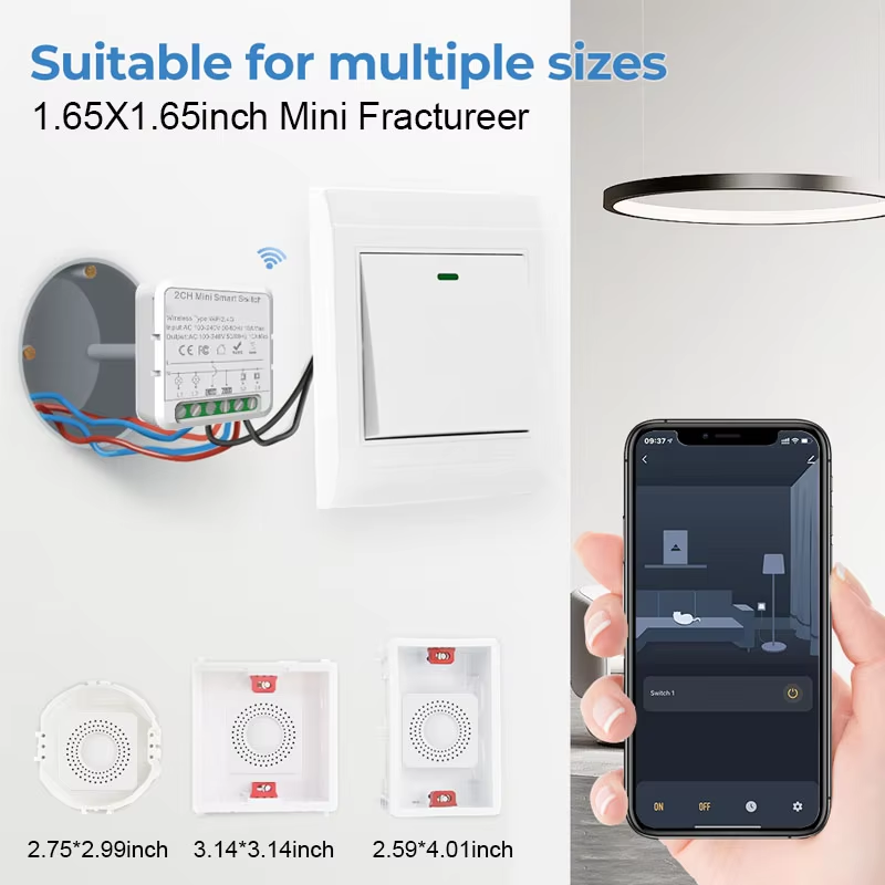 สวิตช์อัจฉริยะขนาดเล็ก Tuya Wi - Smart Home Google บทวิจารณ์และราคา