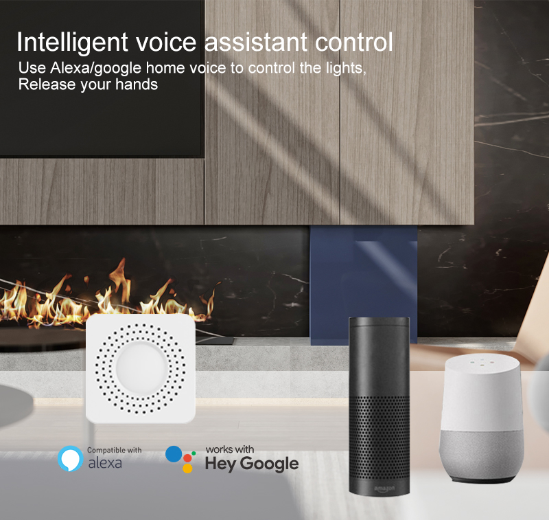 สวิตช์อัจฉริยะขนาดเล็ก Tuya Wi - Smart Home Google บทวิจารณ์และราคา
