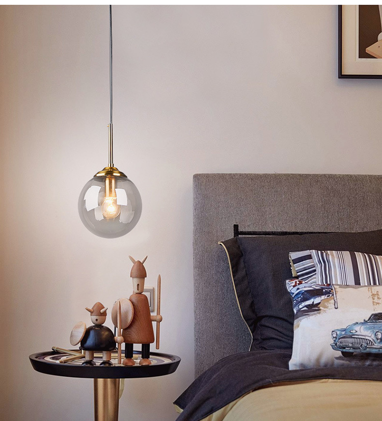 โคมไฟแก้วแขวนเพดานแบบโมเดิร์น  - Smart Home Room บทวิจารณ์และราคา