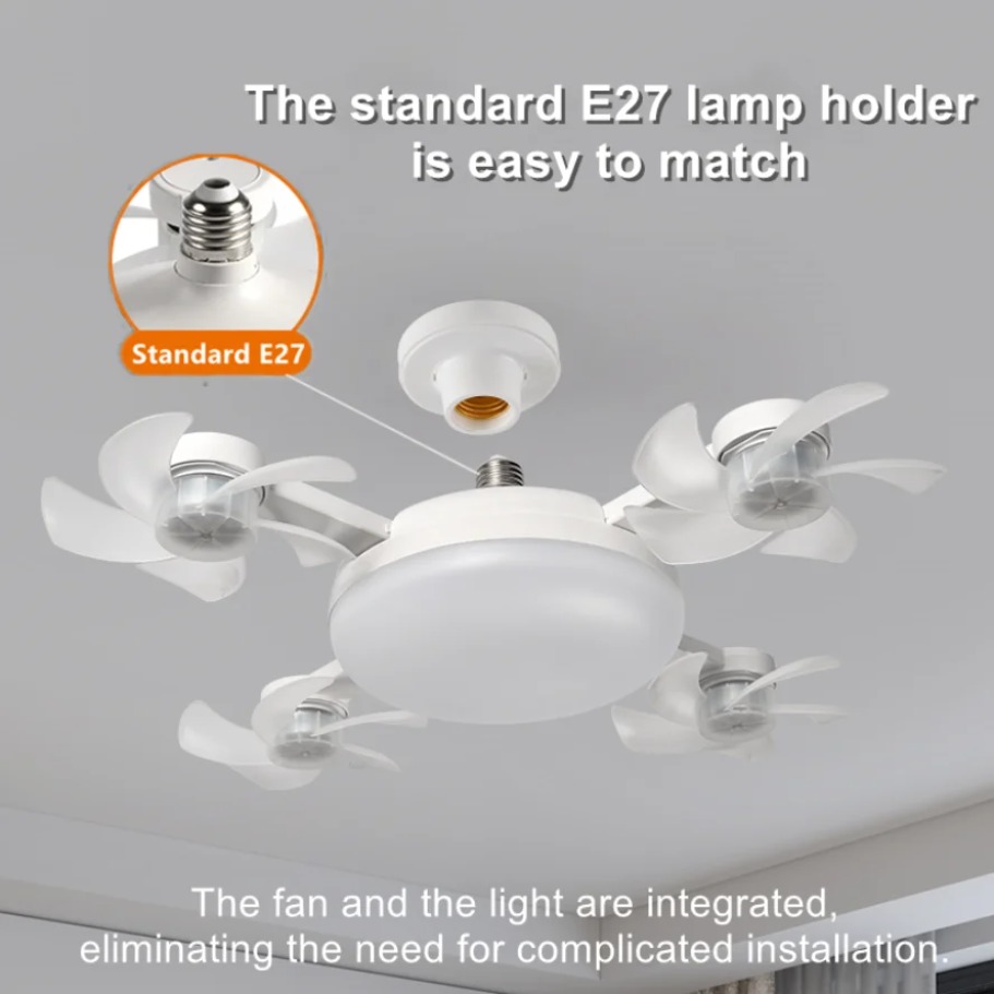 พัดลมเพดานพร้อมไฟ รุ่น E27 3/4 - Smart Ceiling Fan บทวิจารณ์และราคา