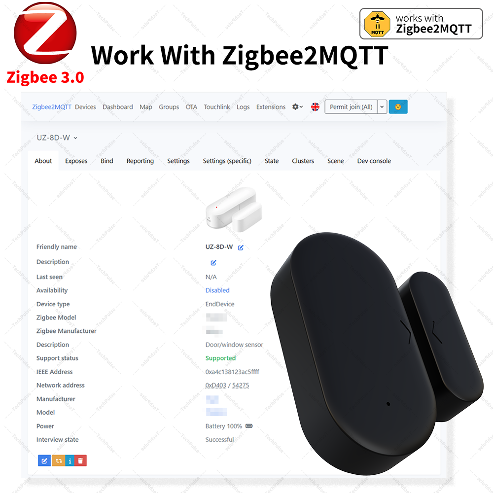 เซ็นเซอร์ประตูหน้าต่าง Zigbee  - Smart Home Yandex บทวิจารณ์และราคา