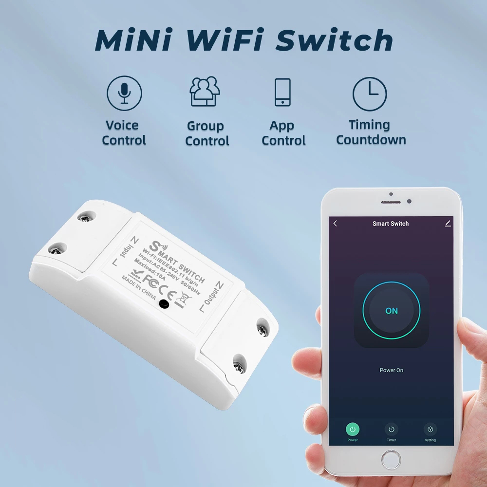 สวิตช์ WiFi DIY MINI โมดูลรีเล - Smart Home Simple บทวิจารณ์และราคา