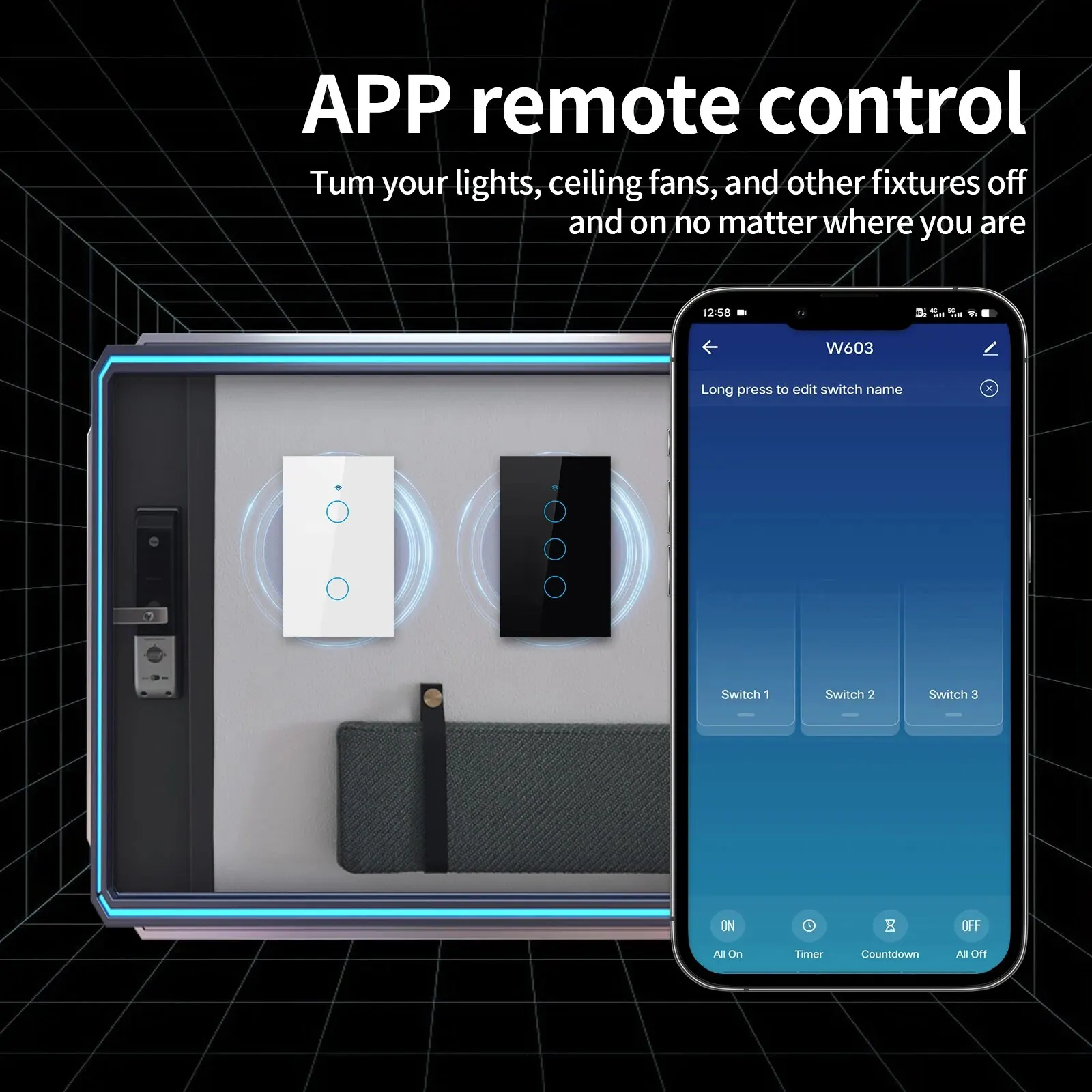 Tnce Tuya สวิตช์ไฟอัจฉริยะ wif - Smart Home Google บทวิจารณ์และราคา