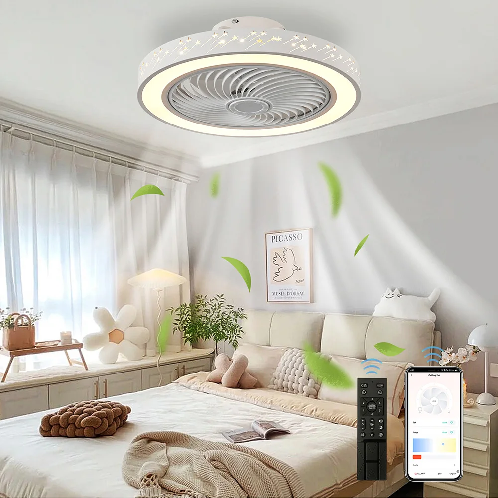 พัดลมเพดานแบบสมาร์ทแอปพัดลม46ซ - Smart Ceiling Fan บทวิจารณ์และราคา