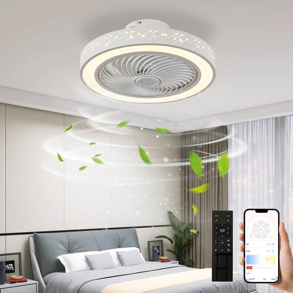 พัดลมเพดานแบบสมาร์ทแอปพัดลม46ซ - Smart Ceiling Fan บทวิจารณ์และราคา