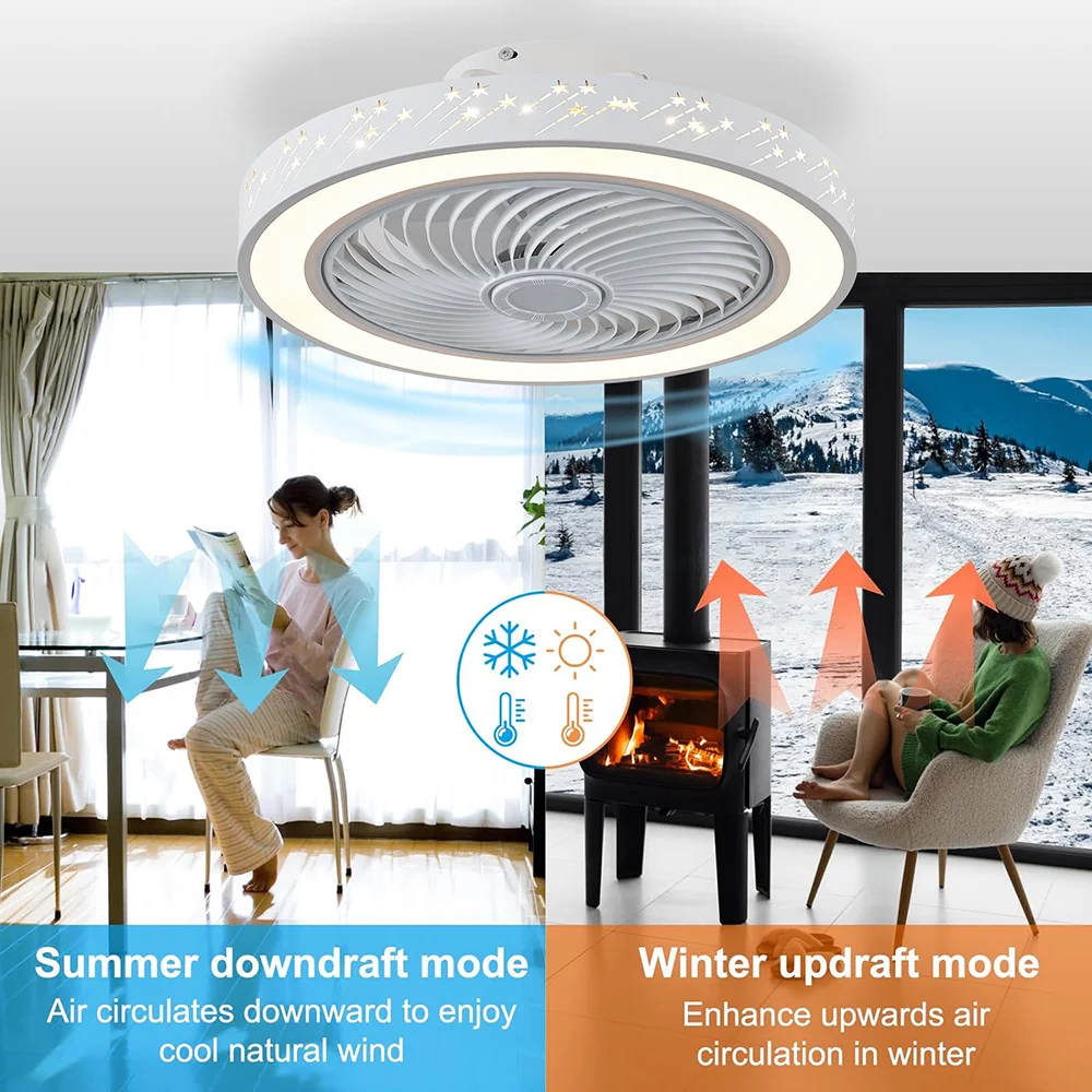 พัดลมเพดานแบบสมาร์ทแอปพัดลม46ซ - Smart Ceiling Fan บทวิจารณ์และราคา