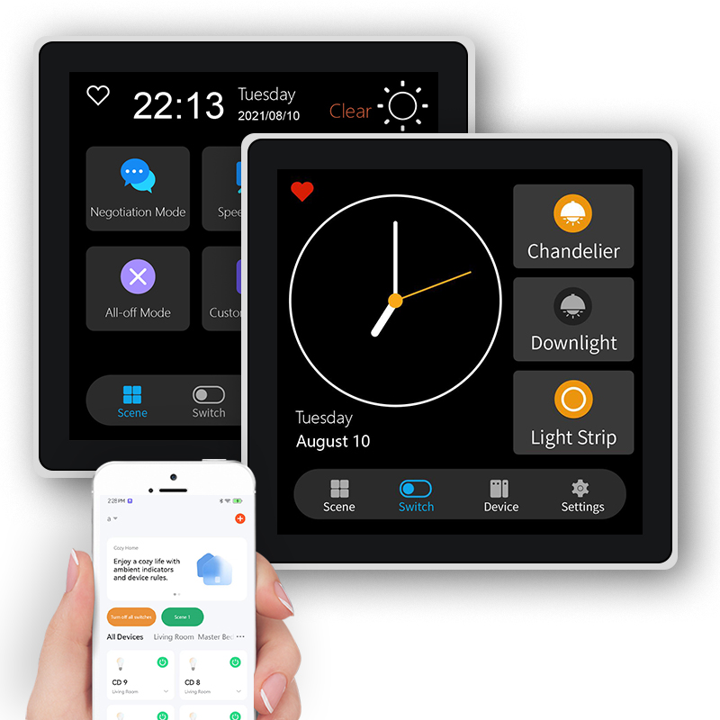 FUERS หน้าจอสัมผัสขนาด 4 นิ้วส - Smart Home Room บทวิจารณ์และราคา
