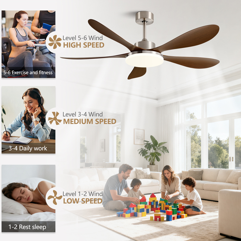 พัดลมเพดาน 40/46/56 นิ้ว 5 ใบพ - Smart Ceiling Fan บทวิจารณ์และราคา