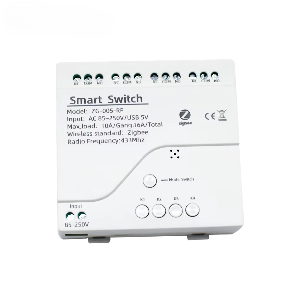 โมดูลสวิตช์รีเลย์ Tuya 4CH Zig - Smart Home Ac บทวิจารณ์และราคา