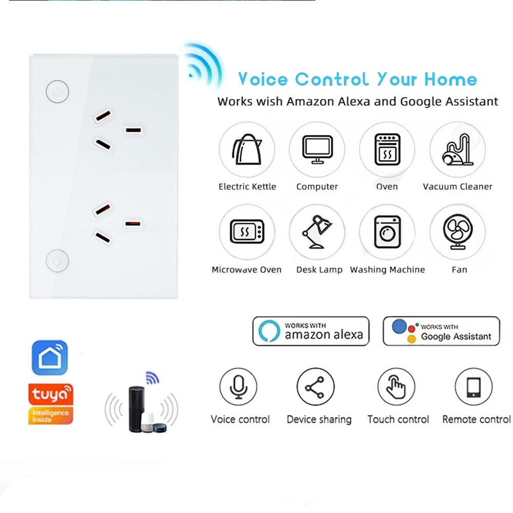 ปลั๊กไฟอัจฉริยะ Zigbee Wi-Fi M - Smart Home Google บทวิจารณ์และราคา
