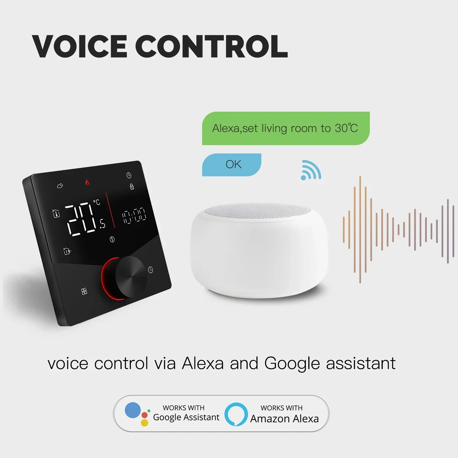 เทอร์โมสตัทอัจฉริยะ MOES Tuya  - Smart Home Package บทวิจารณ์และราคา