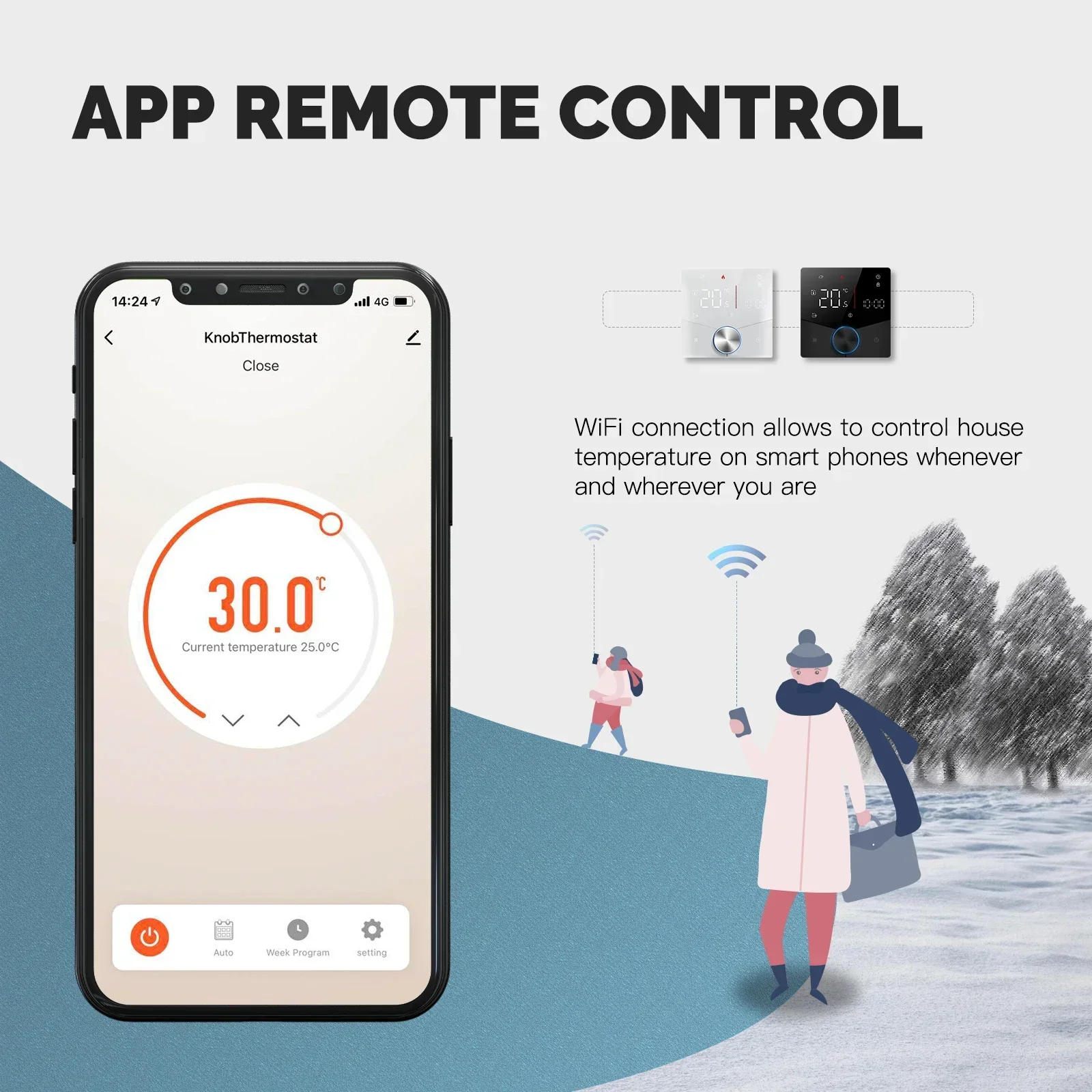 เทอร์โมสตัทอัจฉริยะ MOES Tuya  - Smart Home Package บทวิจารณ์และราคา