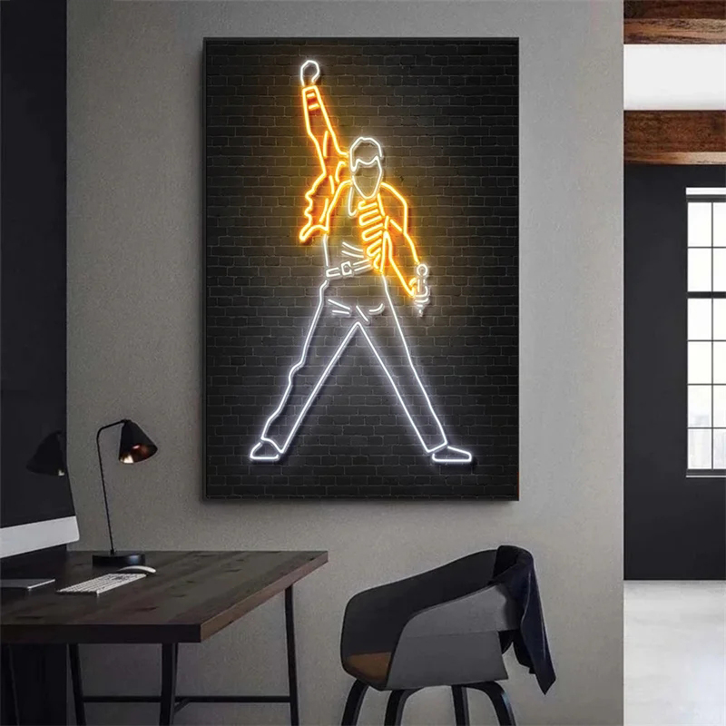 โปสเตอร์นีออนลายแร็ปเปอร์ 2Pac - Smart Home Room บทวิจารณ์และราคา