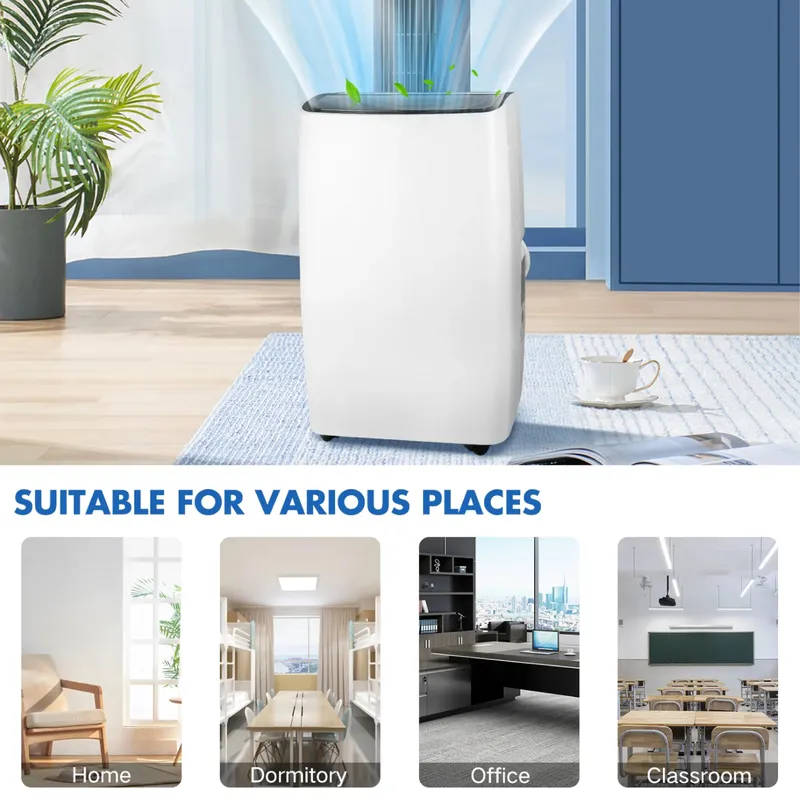 เครื่องปรับอากาศแบบพกพาสำหรับใ - Smart Home Ac บทวิจารณ์และราคา