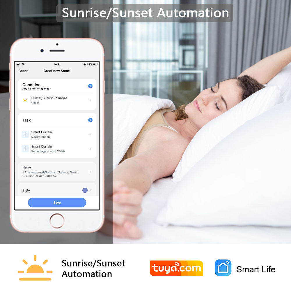 Tuya Smart Life ZigBee 3.0ผ้าม - Smart Home Mqtt บทวิจารณ์และราคา