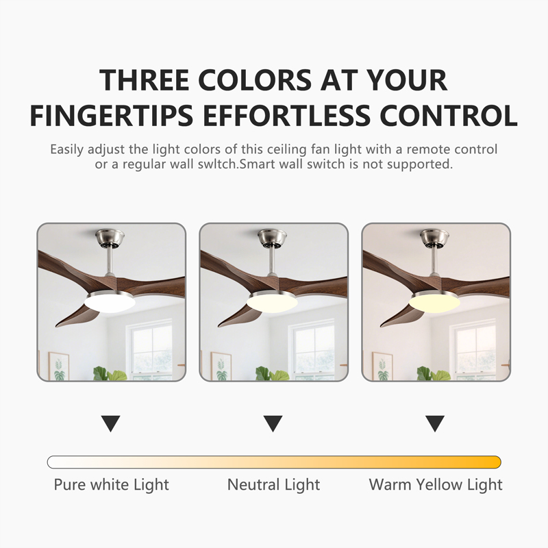 พัดลมเพดานขนาด 42/52/60 นิ้ว ใ - Smart Ceiling Fan บทวิจารณ์และราคา