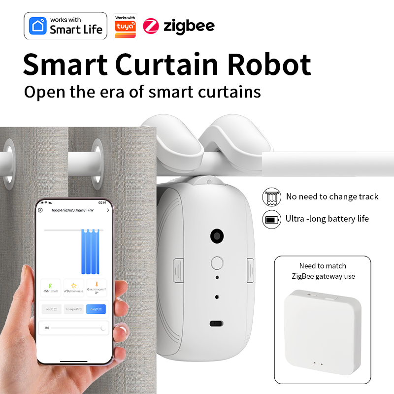 มอเตอร์ม่านอัตโนมัติ Zigbee  ต - Smart Home Google บทวิจารณ์และราคา