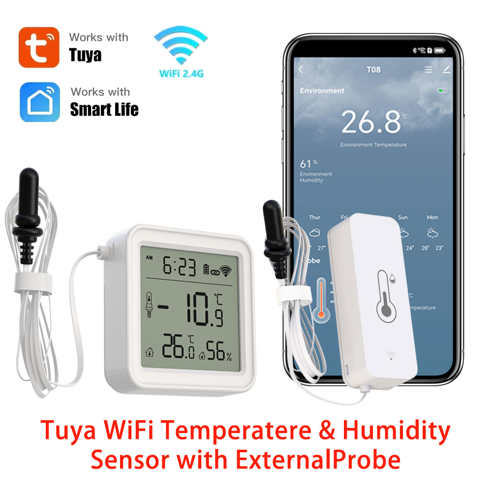 ทูยา ไวไฟเซ็นเซอร์วัดอุณหภูมิแ - Smart Home Yandex บทวิจารณ์และราคา