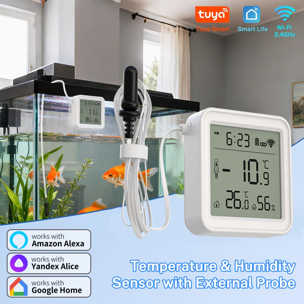 ทูยา ไวไฟเซ็นเซอร์วัดอุณหภูมิแ - Smart Home Yandex บทวิจารณ์และราคา