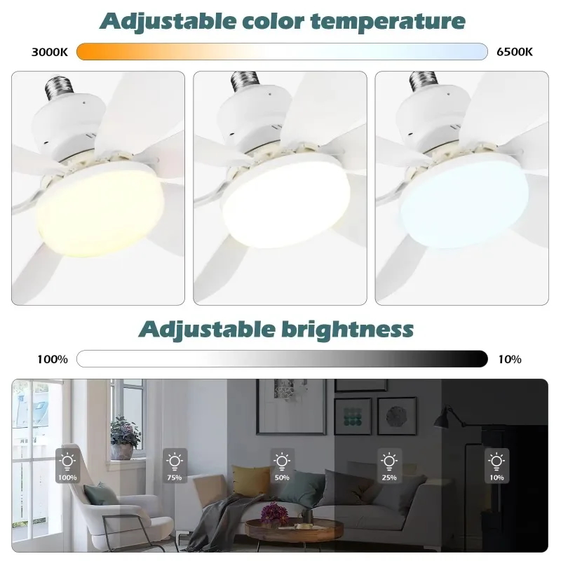 พัดลมเพดาน 30W/40W พร้อมรีโมทค - Smart Ceiling Fan บทวิจารณ์และราคา